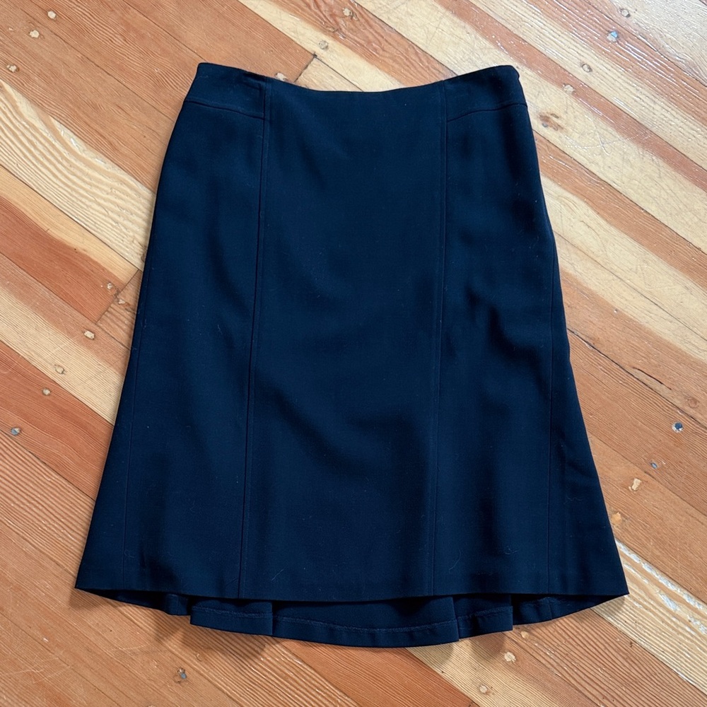 Ann Taylor Black Work‎ Wear Suiting Skirt 8